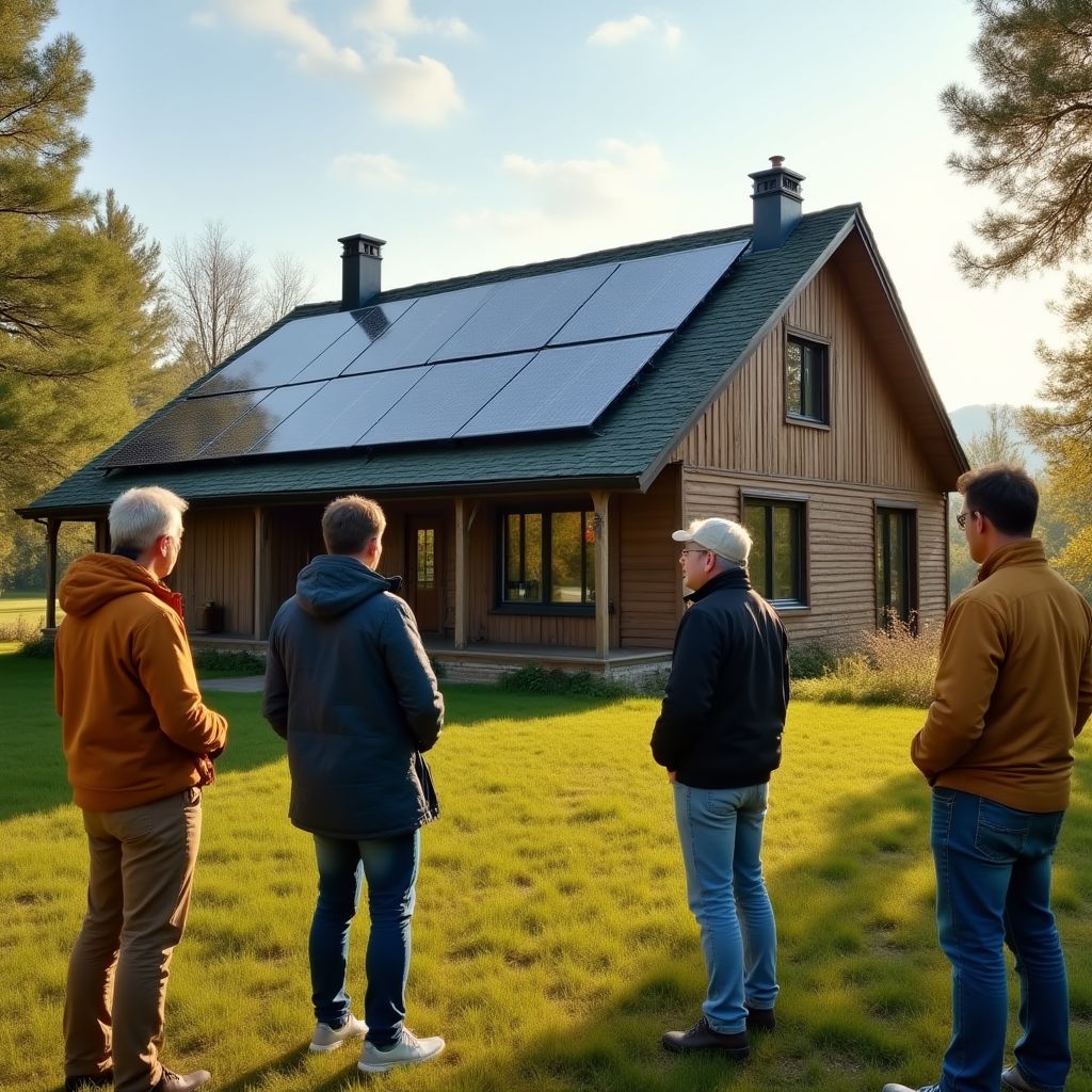 Visite de maisons solaires